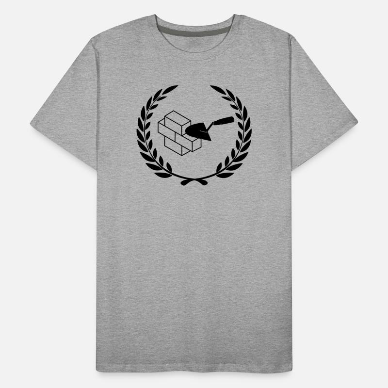 Outils de maçonnerie pour la maçonnerie T-shirt bio Premium Homme