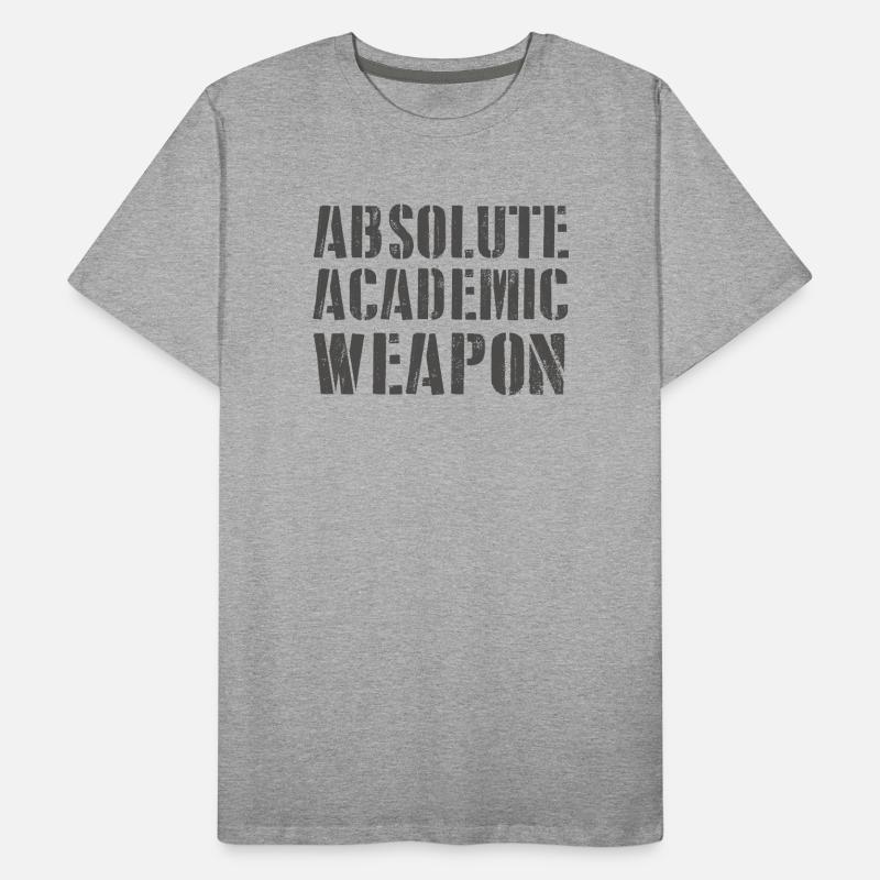 Studenten Absolute Academic Weapon Männer Premium Bio T-Shirt