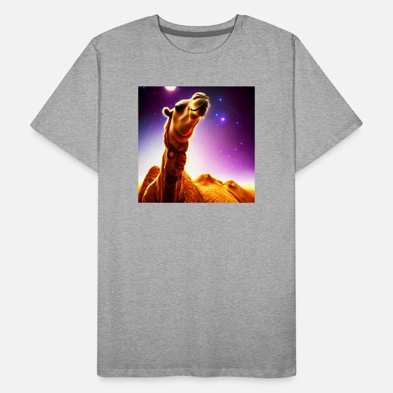 Dromedary Camel - Navire du désert T-shirt bio Premium Homme