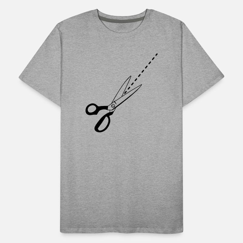 Pattern cutting logo tailor Men's Premium Organic T-Shirt