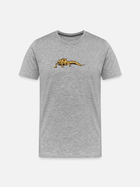 Lizard - Men's Premium Organic T-Shirt - heather grey