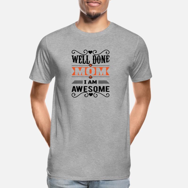 Muttertag, Muttertag, Muttertag, Muttertag, Muttertag Männer Premium Bio T-Shirt