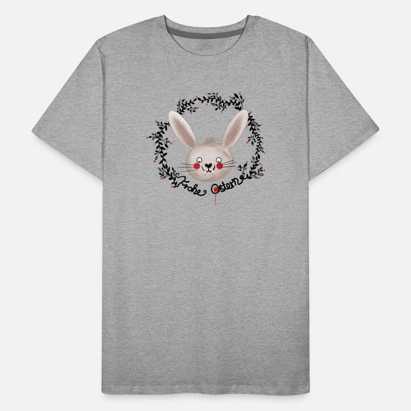 Vampire Easter Happy Easter Illustration Men's Premium Organic T-Shirt