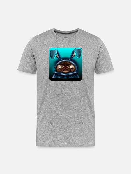 Cats Easter - T-shirt bio Premium Homme - gris chiné