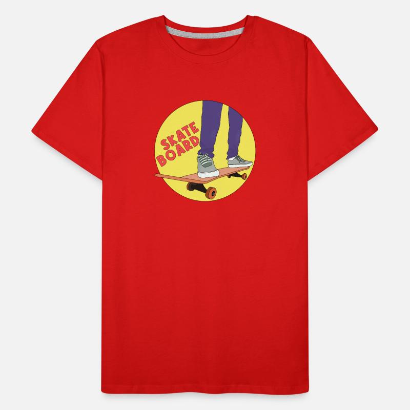Skateboard Männer Premium Bio T-Shirt