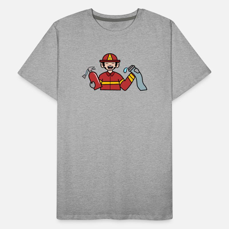 Pompier pompier pompier T-shirt bio Premium Homme