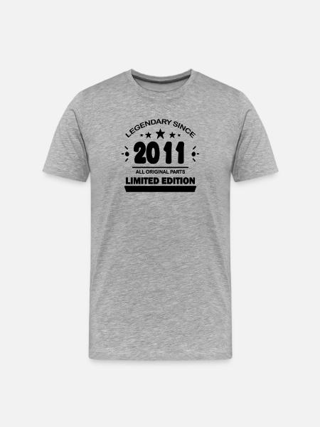 2011 - T-shirt bio Premium Homme - gris chiné