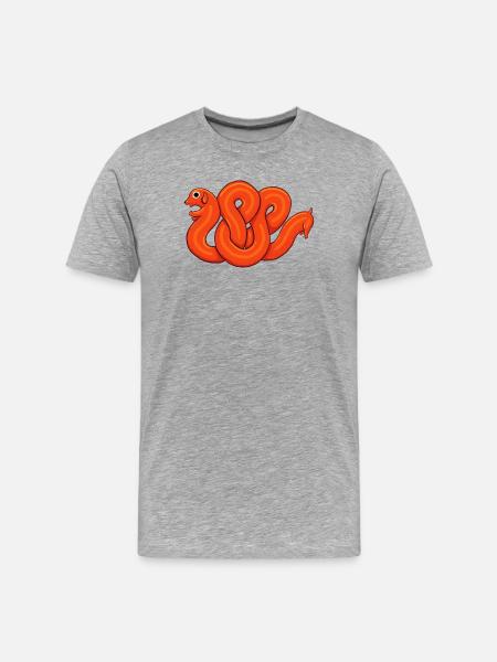 Mess - Men's Premium Organic T-Shirt - heather grey