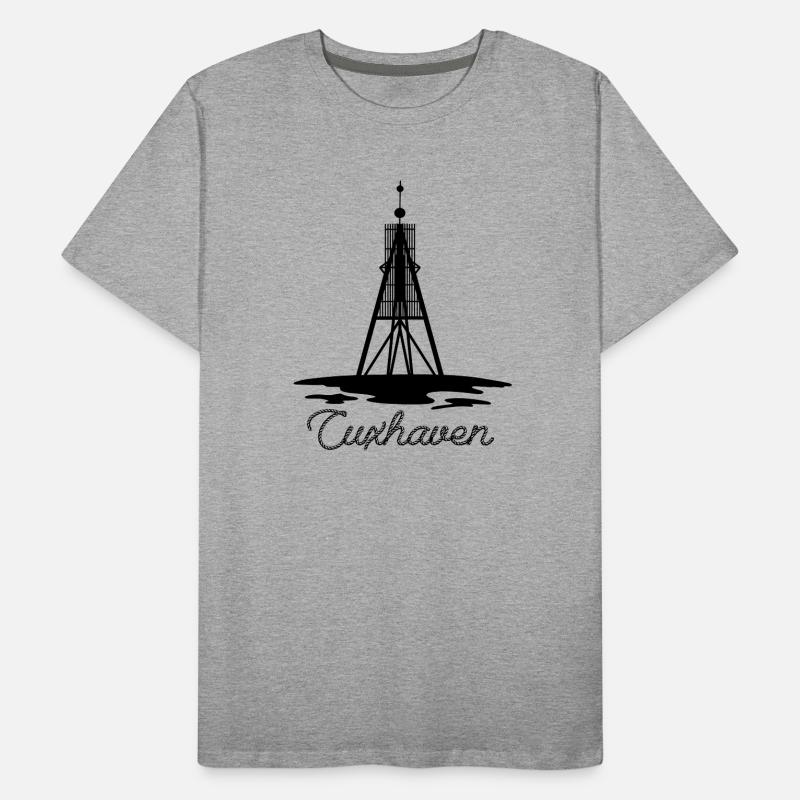 Kugelbake Cuxhaven Männer Premium Bio T-Shirt