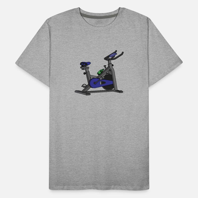 Vélo Blue Spin T-shirt bio Premium Homme