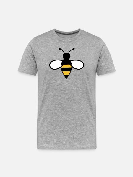 Bee Honey Bee Beekeeper Gift - Men's Premium Organic T-Shirt - heather grey