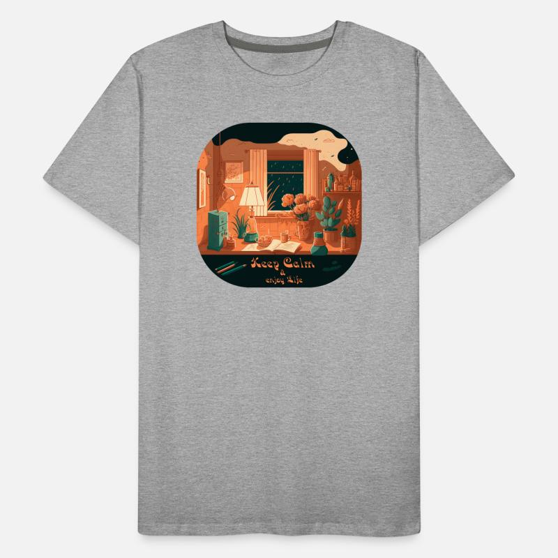 Keep Calm Men's Premium Organic T-Shirt