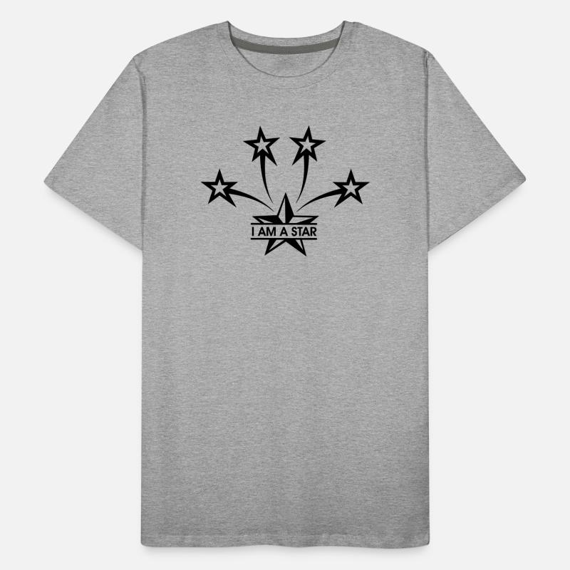 Ich bin ein Star Männer Premium Bio T-Shirt