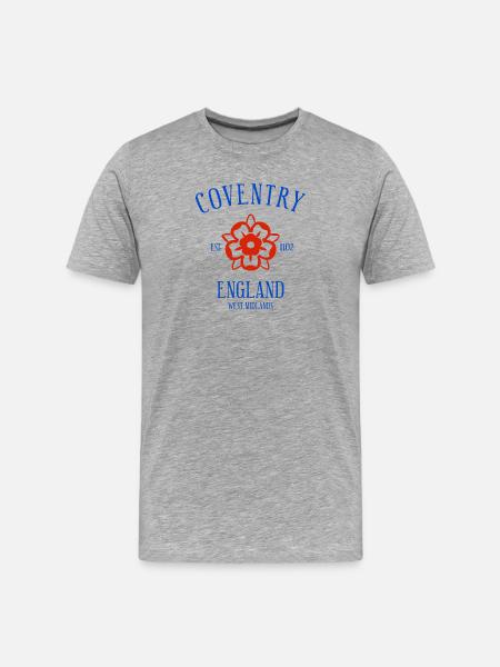 COVENTRY, England - Men's Premium Organic T-Shirt - heather grey