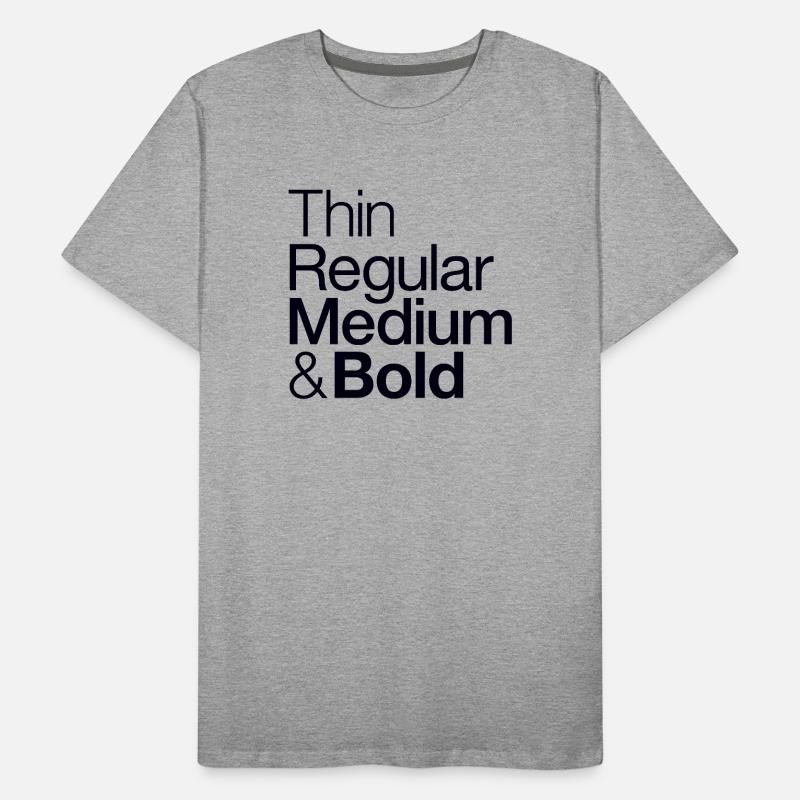 Typographer - Typography - Design Men's Premium Organic T-Shirt
