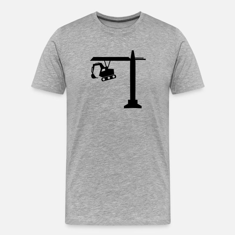 Engineer Engineer Site Manager - Men's Premium Organic T-Shirt - heather grey