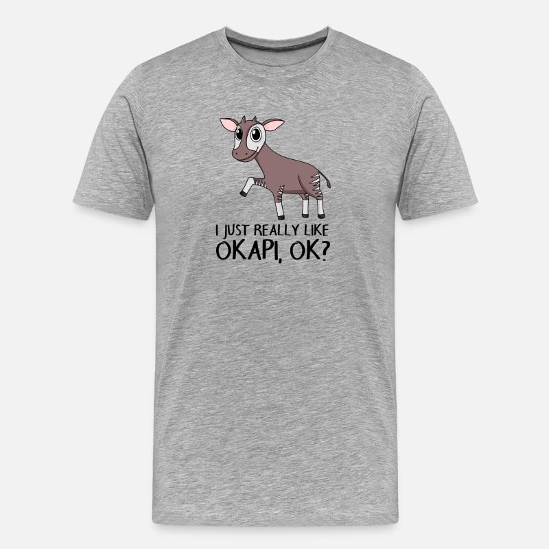 Okapi - T-shirt bio Premium Homme - gris chiné