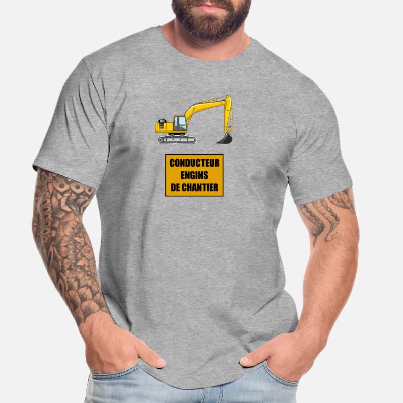 Construction equipment operator Men's Premium Organic T-Shirt