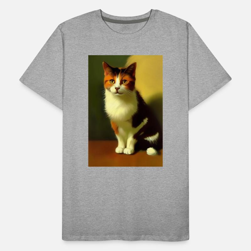 Image du chat T-shirt bio Premium Homme
