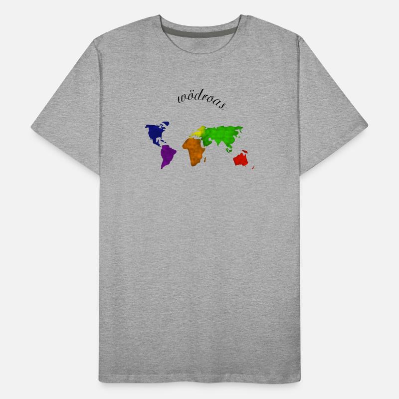 Wödroas - Weltreise, Austrian dialect Men's Premium Organic T-Shirt