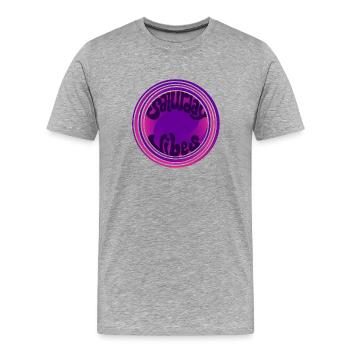 Saturday Vibes - Weekend - Party - Men's Premium Organic T-Shirt - heather grey - Front - Damien (186cm)