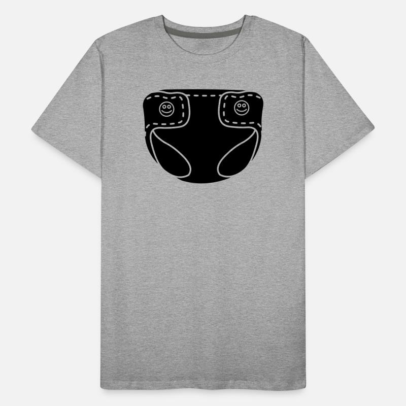 Couche bébé T-shirt bio Premium Homme