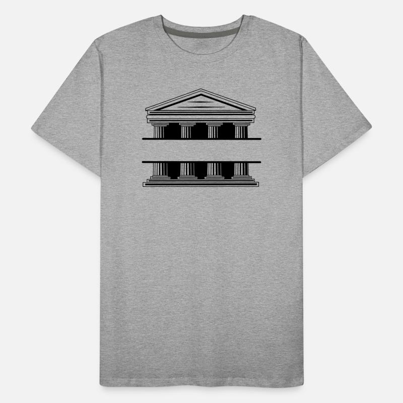 Courthouse monogram Men's Premium Organic T-Shirt