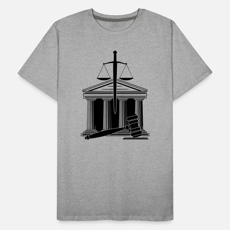 Épée à échelle de cour T-shirt bio Premium Homme