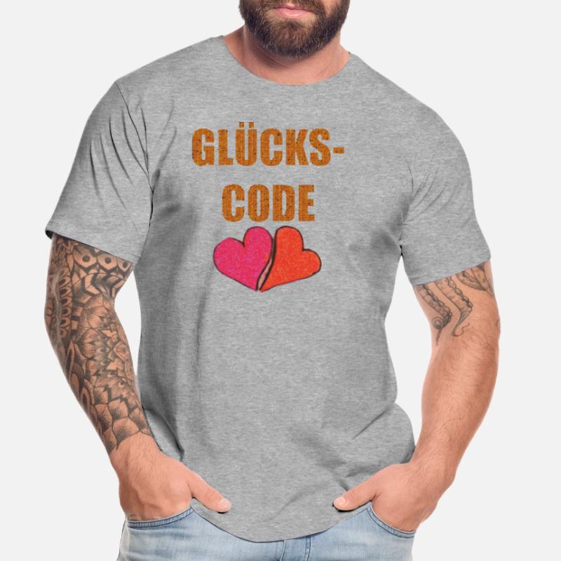 GLÜCKS CODE Männer Premium Bio T-Shirt