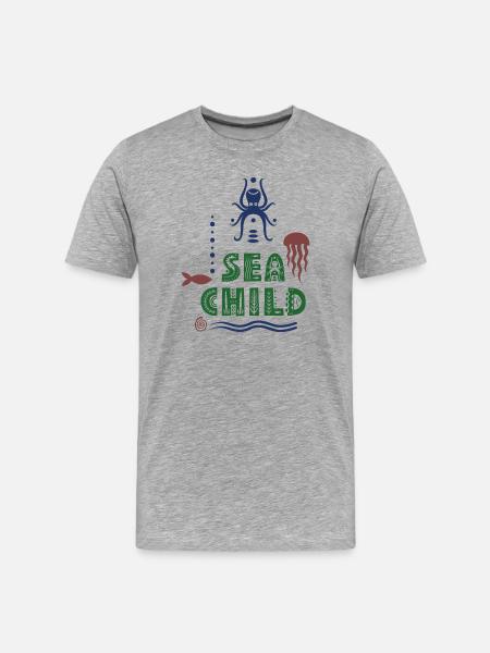 Design for divers - Men's Premium Organic T-Shirt - heather grey