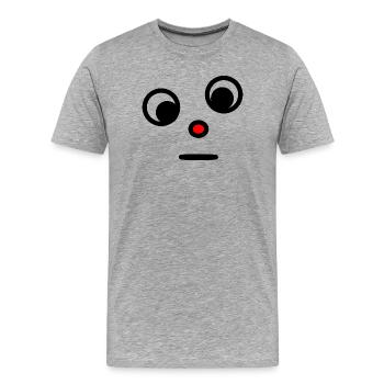 HUMOR. QUOTATION. MESSAGE. RETIREMENT. ANNIVERSARY. - Men's Premium Organic T-Shirt - heather grey - Front - Damien (186cm)