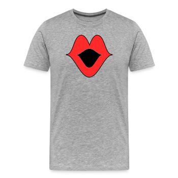 HUMOR. QUOTATION. MESSAGE. RETIREMENT. ANNIVERSARY. - Men's Premium Organic T-Shirt - heather grey - Front - Damien (186cm)
