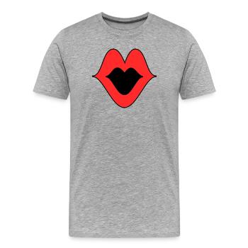 HUMOR. QUOTATION. MESSAGE. RETIREMENT. ANNIVERSARY. - Men's Premium Organic T-Shirt - heather grey - Front - Damien (186cm)