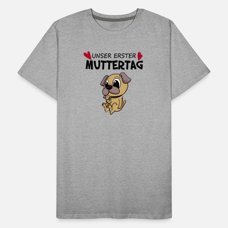 Muttertag - erster Muttertag Geschenk Männer Premium Bio T-Shirt