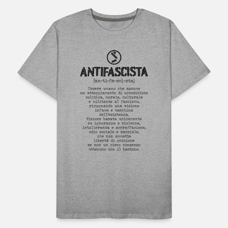 Définition antifasciste T-shirt bio Premium Homme