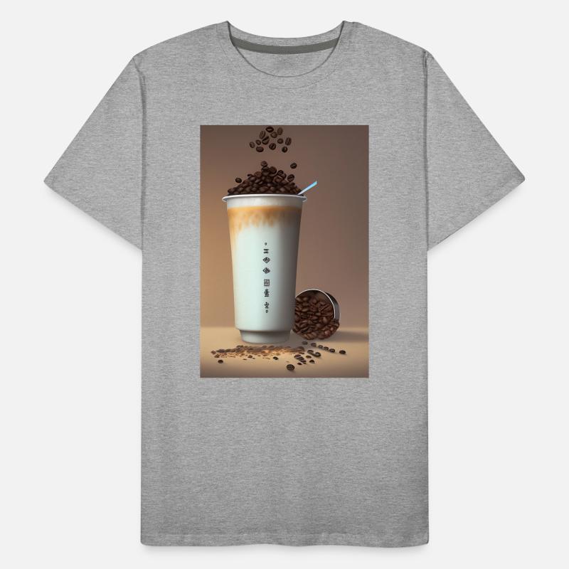 Coffee, coffee beans Men's Premium Organic T-Shirt