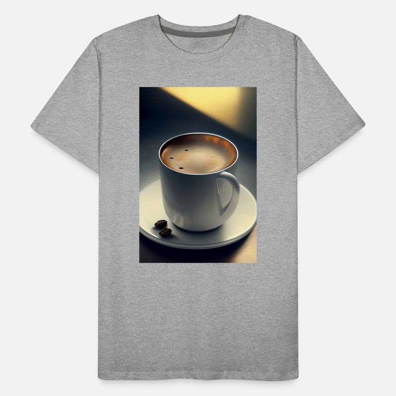 Coffee, coffee beans Men's Premium Organic T-Shirt