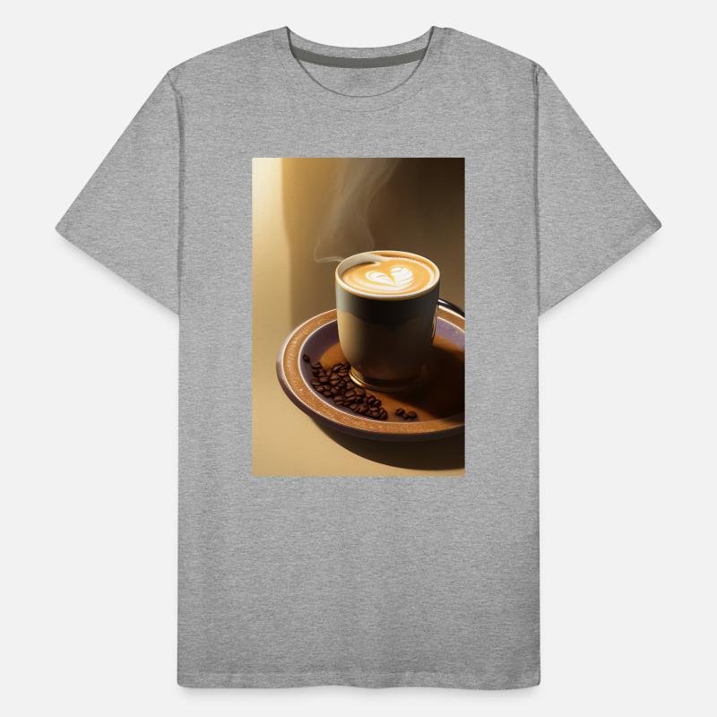 Coffee, coffee beans Men's Premium Organic T-Shirt