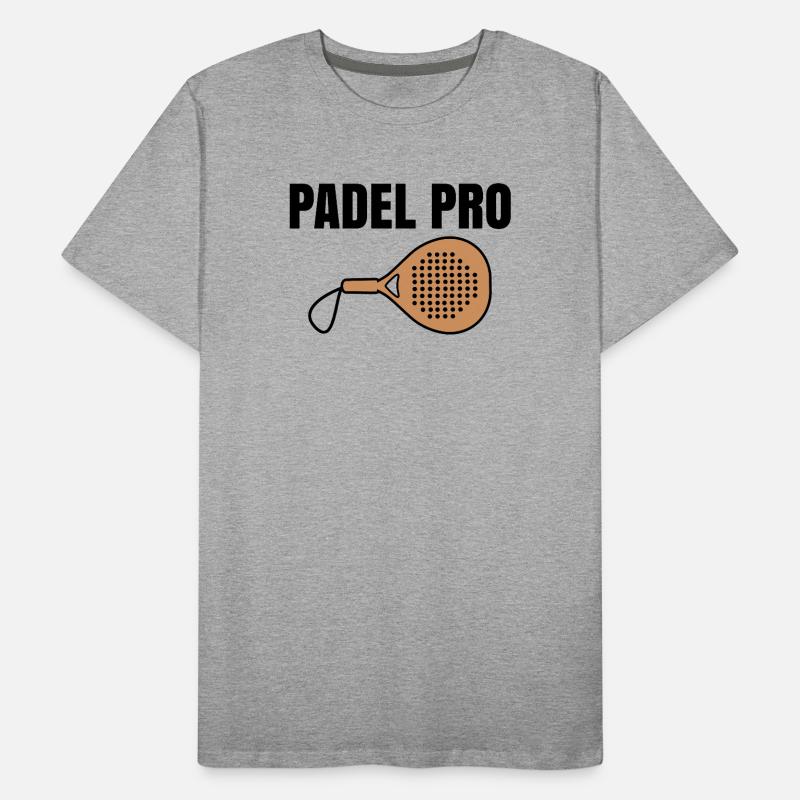 Padel Serve Player Sport Statement Racket Men's Premium Organic T-Shirt