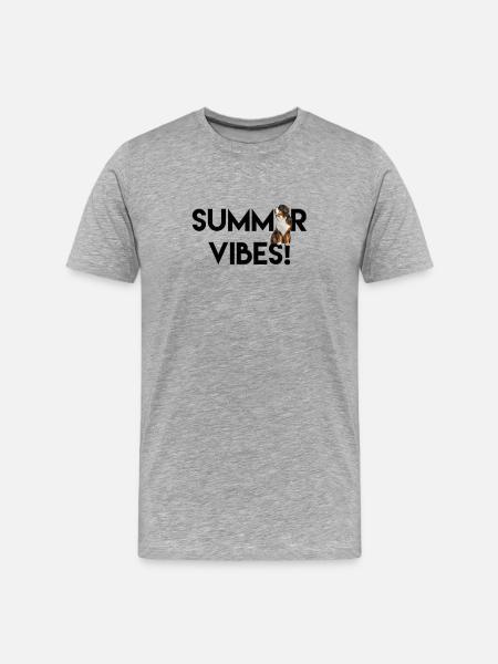 Bouvier bernois - T-shirt bio Premium Homme - gris chiné
