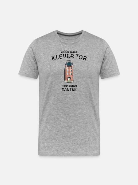 Xanten, Klever Tor,, Germany - Men's Premium Organic T-Shirt - heather grey