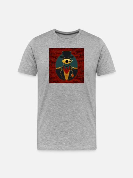 Conspiracy 02 - Men's Premium Organic T-Shirt - heather grey