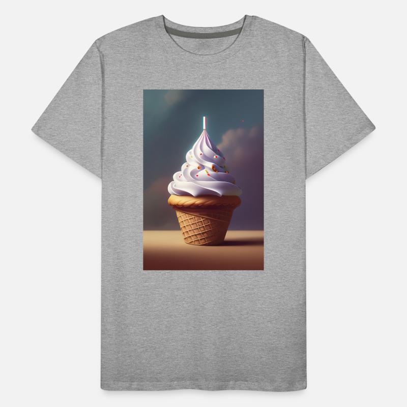 Gelato Maglietta ecologica premium da uomo