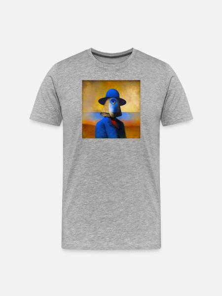 Surreal 01 - Men's Premium Organic T-Shirt - heather grey