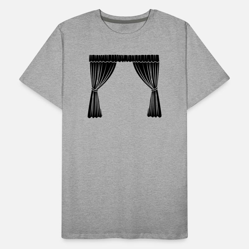 Logo des rideaux T-shirt bio Premium Homme