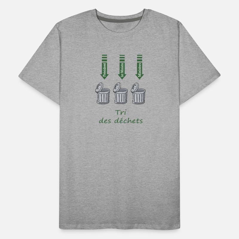 Tri des déchets T-shirt bio Premium Homme