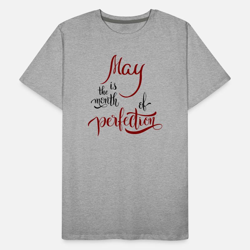 May, Month, Spring Men's Premium Organic T-Shirt