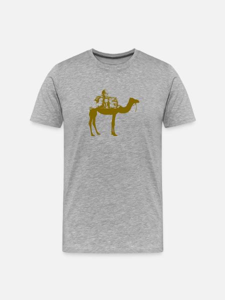 Jamal AL-Mahamel - T-shirt bio Premium Homme - gris chiné