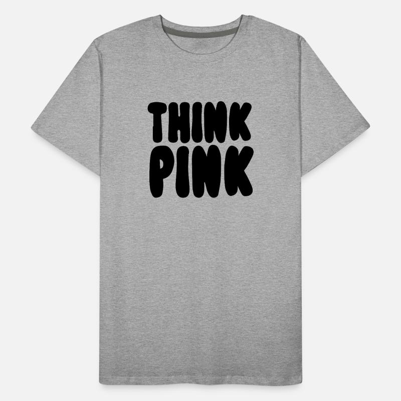 Pensez rose T-shirt bio Premium Homme