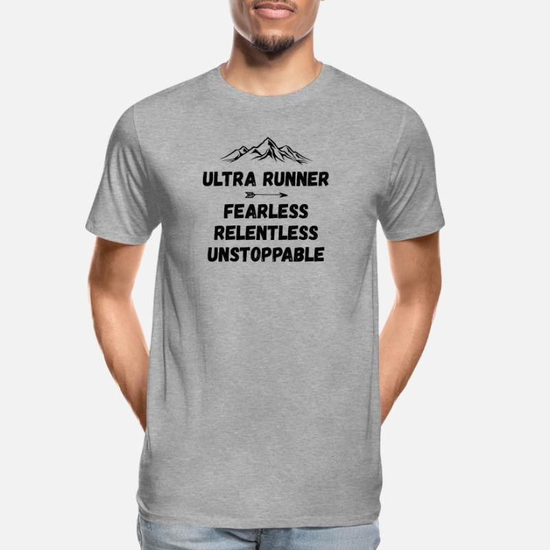 Ultra Runner - Intrépide. Implacable. Imparable. T-shirt bio Premium Homme